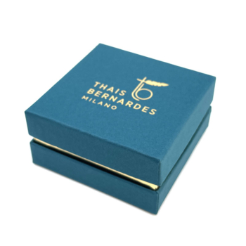 Bernardes Ohrringe, Amethyst, gold, Geschenk Box
